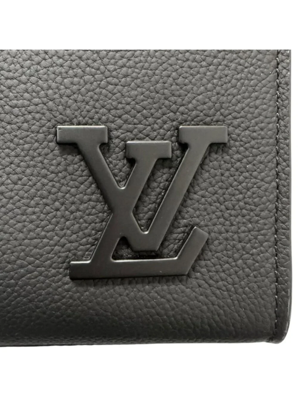 Louis Vuitton LV Aerogram Takeoff Leather Tote Black